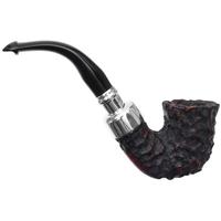 Irish Seconds Rusticated Calabash with Silver Army Mount P-Lip (1)