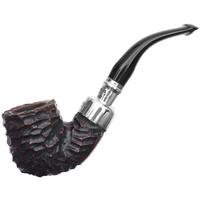Irish Seconds Rusticated Bent Pot with Silver Army Mount P-Lip (1)