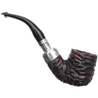 Irish Seconds Rusticated Bent Pot with Silver Army Mount P-Lip (1)