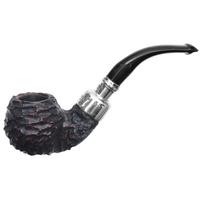 Irish Seconds Rusticated Bent Apple with Silver Army Mount P-Lip (1)