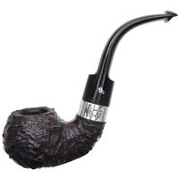 Irish Seconds Rusticated Bent Apple with Silver Band P-Lip (2) (9mm)