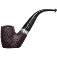 Irish Seconds Sandblasted Oom Paul with Silver Band Fishtail (2) (9mm)