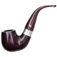 Irish Seconds Smooth Bent Billiard with Silver Band Fishtail (2)