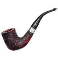 Irish Seconds **Sandblasted Bent Billiard with Silver Band P-Lip (2)