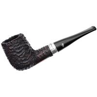 Irish Seconds Rusticated Billiard with Silver Band Fishtail (2)