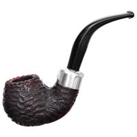 Irish Seconds Rusticated Bent Apple with Silver Army Mount Fishtail (2)