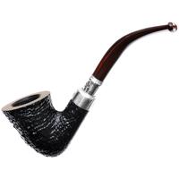 Irish Seconds Sandblasted Bent Dublin with Silver Army Mount Fishtail (1)