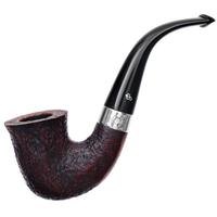 Irish Seconds Sandblasted Calabash with Silver Band P-Lip (2) (9mm)