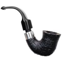 Irish Seconds Sandblasted Calabash with Silver Army Mount P-Lip (1)