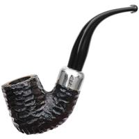 Irish Seconds Partially Rusticated Bent Billiard with Army Mount Fishtail (3)