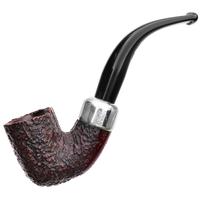 Irish Seconds Sandblasted Bent Billiard with Army Mount Fishtail (3)