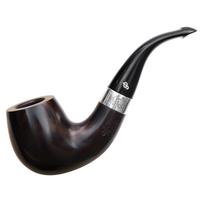 Irish Seconds Smooth Bent Billiard with Silver Band P-Lip (2) (9mm)