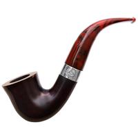 Irish Seconds Smooth Calabash with Silver Band Fishtail (2)