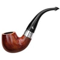 Irish Seconds Smooth Bent Billiard with Silver Band P-Lip (2)