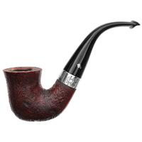 Irish Seconds Sandblasted Calabash with Silver Band P-Lip (2) (9mm)