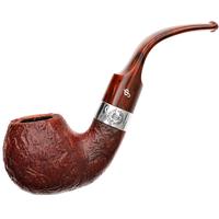 Irish Seconds Sandblasted Bent Apple with Silver Band Fishtail (2)