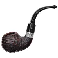 Irish Seconds Rusticated Bent Apple with Silver Band P-Lip (2)