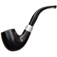 Irish Seconds Smooth Bent Billiard with Silver Army Mount Fishtail (2)