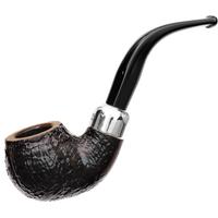 Irish Seconds Sandblasted Bent Apple with Silver Army Mount Fishtail (2)