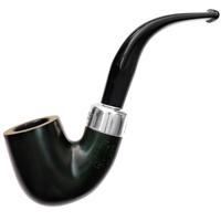 Irish Seconds Smooth Bent Billiard with Silver Army Mount Fishtail (2)