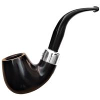 Irish Seconds Smooth Bent Billiard with Silver Army Mount Fishtail (2)