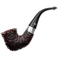 Irish Seconds Rusticated Calabash with Silver Band P-Lip (2)