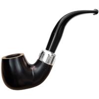 Irish Seconds Smooth Bent Billiard with Silver Army Mount Fishtail (2)