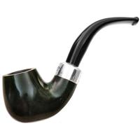 Irish Seconds Smooth Bent Billiard with Silver Army Mount Fishtail (2)