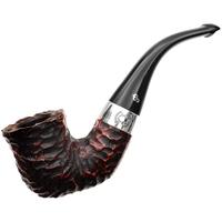 Irish Seconds Rusticated Calabash with Silver Band P-Lip (2)