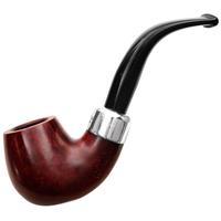 Irish Seconds Smooth Bent Billiard with Silver Army Mount Fishtail (2)