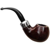 Irish Seconds Partially Rusticated Bent Apple with Army Mount Fishtail (3)