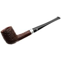 Irish Seconds Sandblasted Billiard with Silver Band Fishtail (2)
