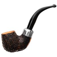 Irish Seconds Sandblasted Bent Billiard with Army Mount Fishtail (3)