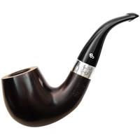 Irish Seconds Smooth Bent Billiard with Silver Band P-Lip (2) (9mm)