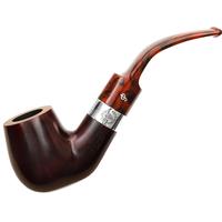 Irish Seconds Smooth Bent Billiard with Silver Band Fishtail (2) (9mm)