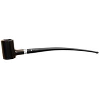 Irish Seconds Smooth Churchwarden with Silver Band Fishtail (2)