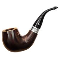 Irish Seconds Smooth Bent Billiard with Silver Band P-Lip (2)