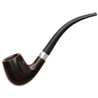 Irish Seconds Smooth Bent Billiard with Silver Band Fishtail (3)