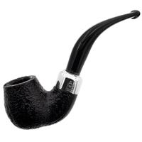 Irish Seconds Sandblasted Bent Billiard with Army Mount Fishtail (3)
