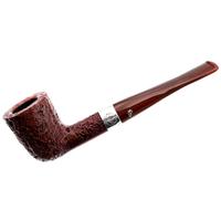 Irish Seconds Sandblasted Billiard with Silver Band Fishtail (2)