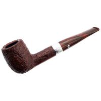 Irish Seconds Sandblasted Billiard with Silver Band Fishtail (2)