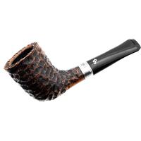Irish Seconds Rusticated Billiard with Silver Band Fishtail (2)
