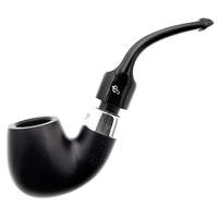 Irish Seconds Smooth Bent Billiard with Silver Army Mount P-Lip (1) (9mm)