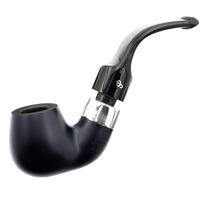 Irish Seconds Smooth Bent Billiard with Silver Army Mount P-Lip (1) (9mm)