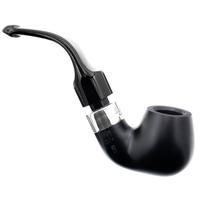 Irish Seconds Smooth Bent Billiard with Silver Army Mount P-Lip (1) (9mm)