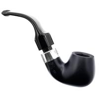 Irish Seconds Smooth Bent Billiard with Silver Army Mount P-Lip (1) (9mm)