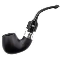 Irish Seconds Smooth Bent Billiard with Silver Army Mount P-Lip (1) (9mm)
