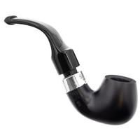 Irish Seconds Smooth Bent Billiard with Silver Army Mount P-Lip (1) (9mm)