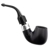 Irish Seconds Smooth Bent Billiard with Silver Army Mount P-Lip (1) (9mm)
