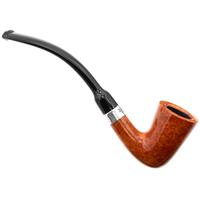 Irish Seconds Smooth Bent Dublin with Silver Band Fishtail (1)